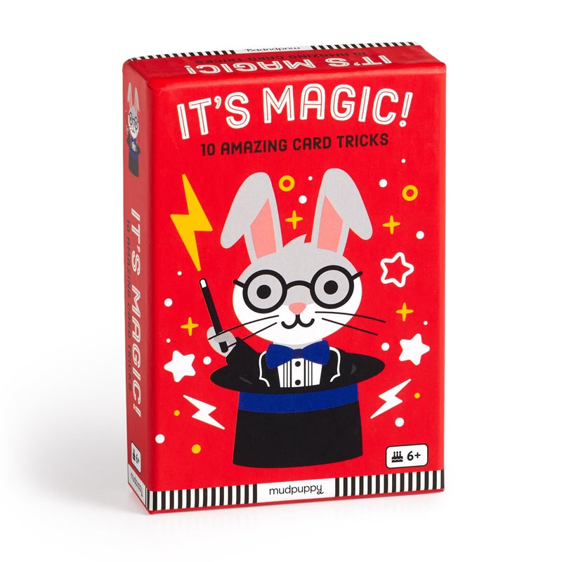 Mudpuppy It's Magic! - Animal Version of Classic Kids Card Tricks Card Game with Cute Illustrations of Animals for Children Ages 4 and Up  2-4 Players - Image 1
